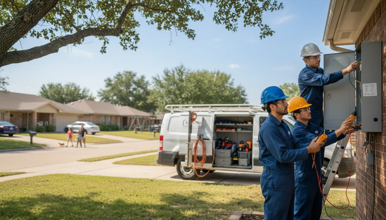 Certified electrician providing emergency electrical services in Valley, NE